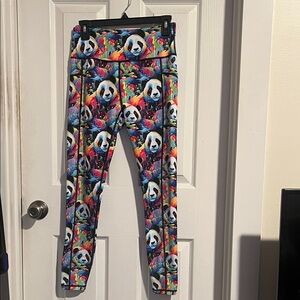CVG Panda Paint Full Length leggings